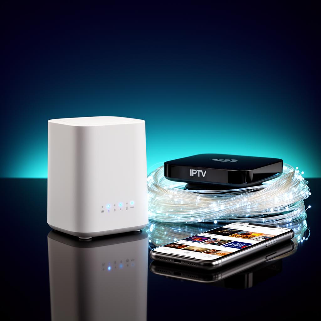 Proactive Fibernet fiber broadband router, IPTV set-top box and streaming devices